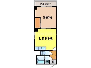 グランドハイツ勝山の物件間取画像